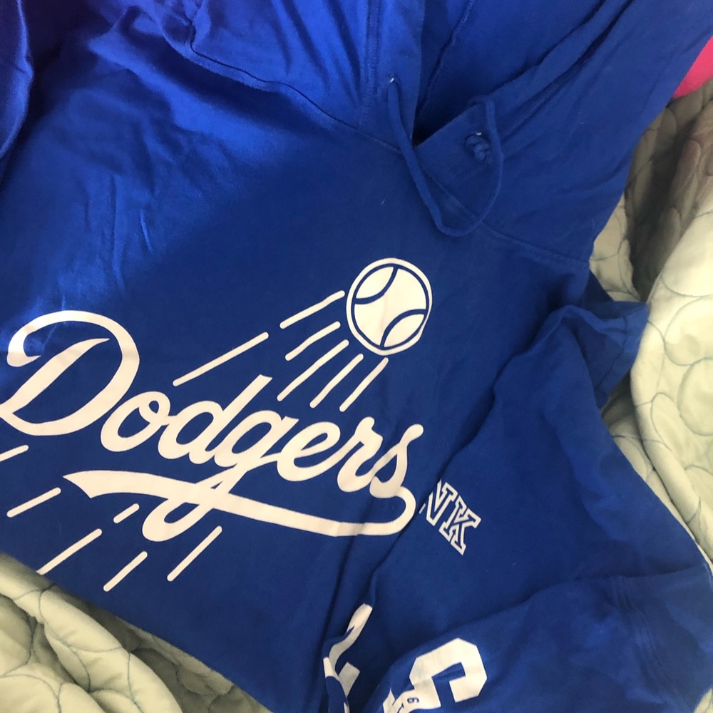 VS PINK DODGERS SWEATER